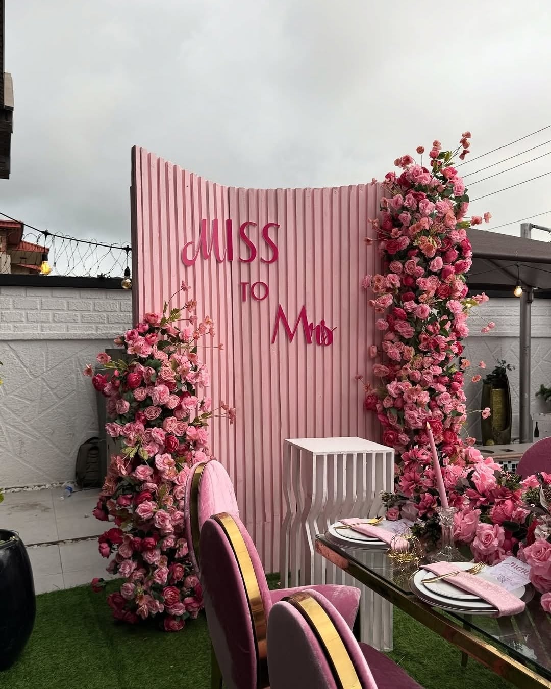 Premier Events & Decor elegant bridal shower styling
